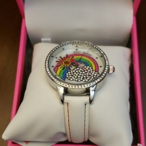 Betsey Johnson Accessories - Betsey Johnson sunshine daydream rainbow white Betsey Johnson Accessories - Betsey Johnson sunshine daydream rainbow white